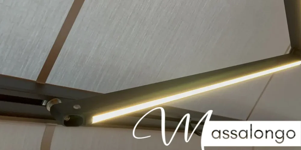 tenda a bracci a led