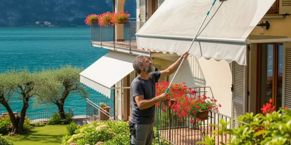 Come si pulisce una tenda da sole? La guida fai-da-te